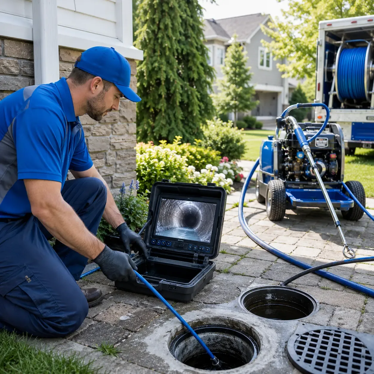 Outdoor drain cleaning professionals serving Derby, KS